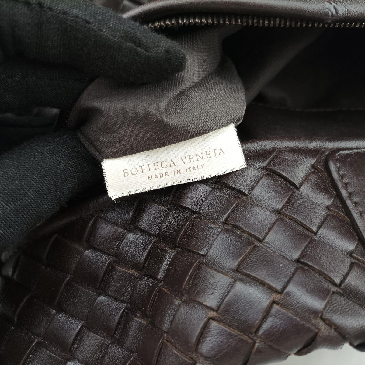 Pre-owned Bottega Veneta Intrecciato Briefcase Brown lambskin  handbag | stylenewstar