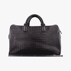 Pre-owned Bottega Veneta Intrecciato Briefcase Brown lambskin  handbag | stylenewstar