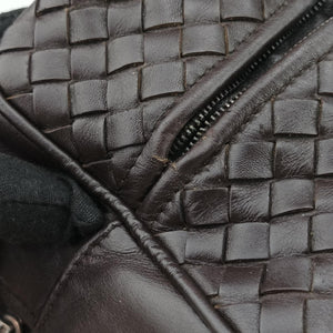 Pre-owned Bottega Veneta Intrecciato Briefcase Brown lambskin  handbag | stylenewstar