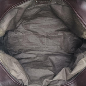 Pre-owned Bottega Veneta Intrecciato Briefcase Brown lambskin  handbag | stylenewstar