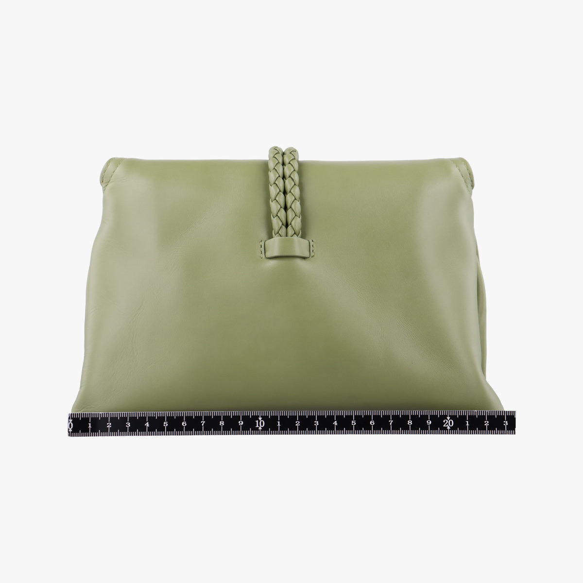 Pre-owned Bottega Veneta Baby Liberta Green Leather 826147V4SJ12498 shoulderbag | stylenewstar