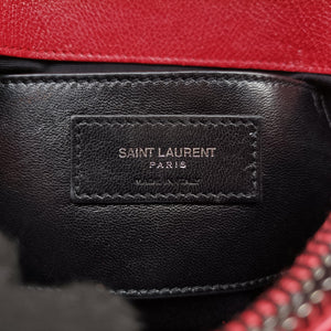 Vintage Yves Saint Laurent COLLEGE Red Leather 428056 shoulderbag | stylenewstar