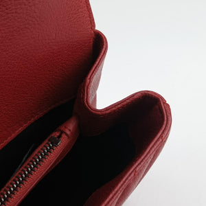 Vintage Yves Saint Laurent COLLEGE Red Leather 428056 shoulderbag | stylenewstar