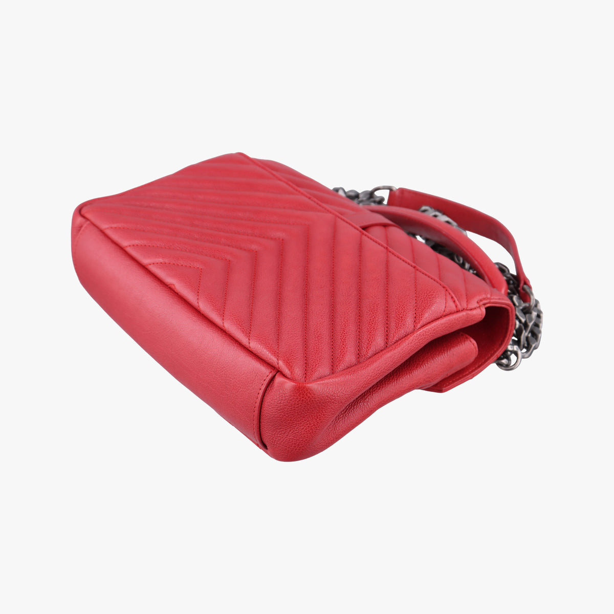 Vintage Yves Saint Laurent COLLEGE Red Leather 428056 shoulderbag | stylenewstar