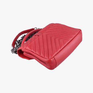 Vintage Yves Saint Laurent COLLEGE Red Leather 428056 shoulderbag | stylenewstar