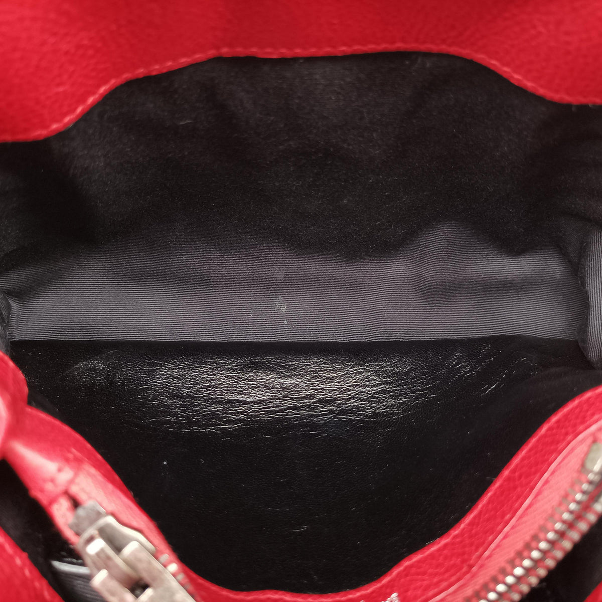 Vintage Yves Saint Laurent COLLEGE Red Leather 428056 shoulderbag | stylenewstar