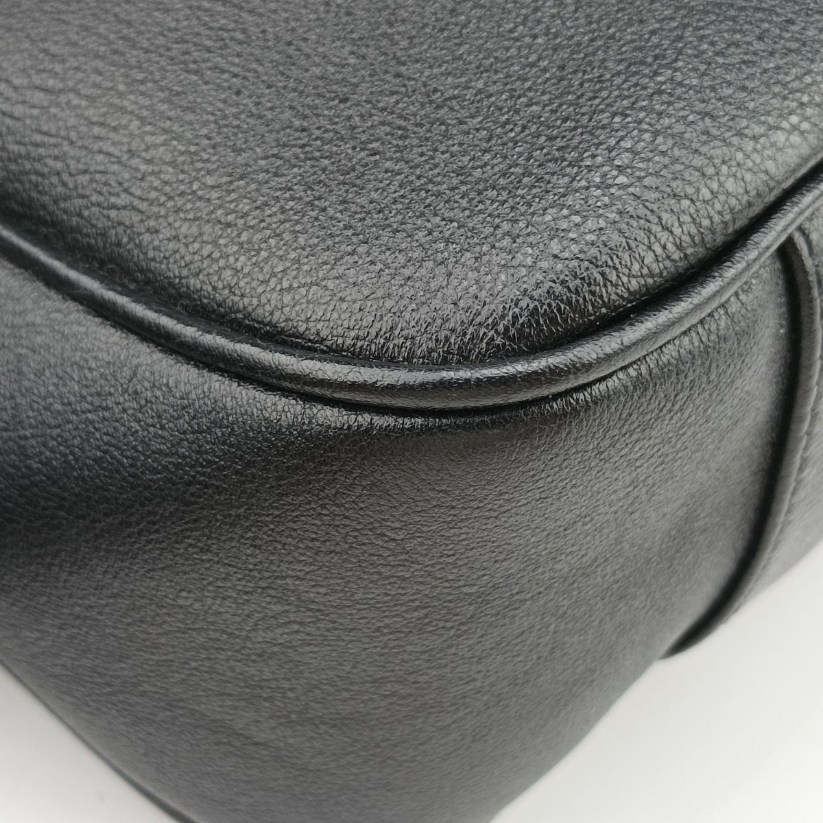 Pre-owned Gucci Bamboo Black Leather 746124 shoulderbag | stylenewstar