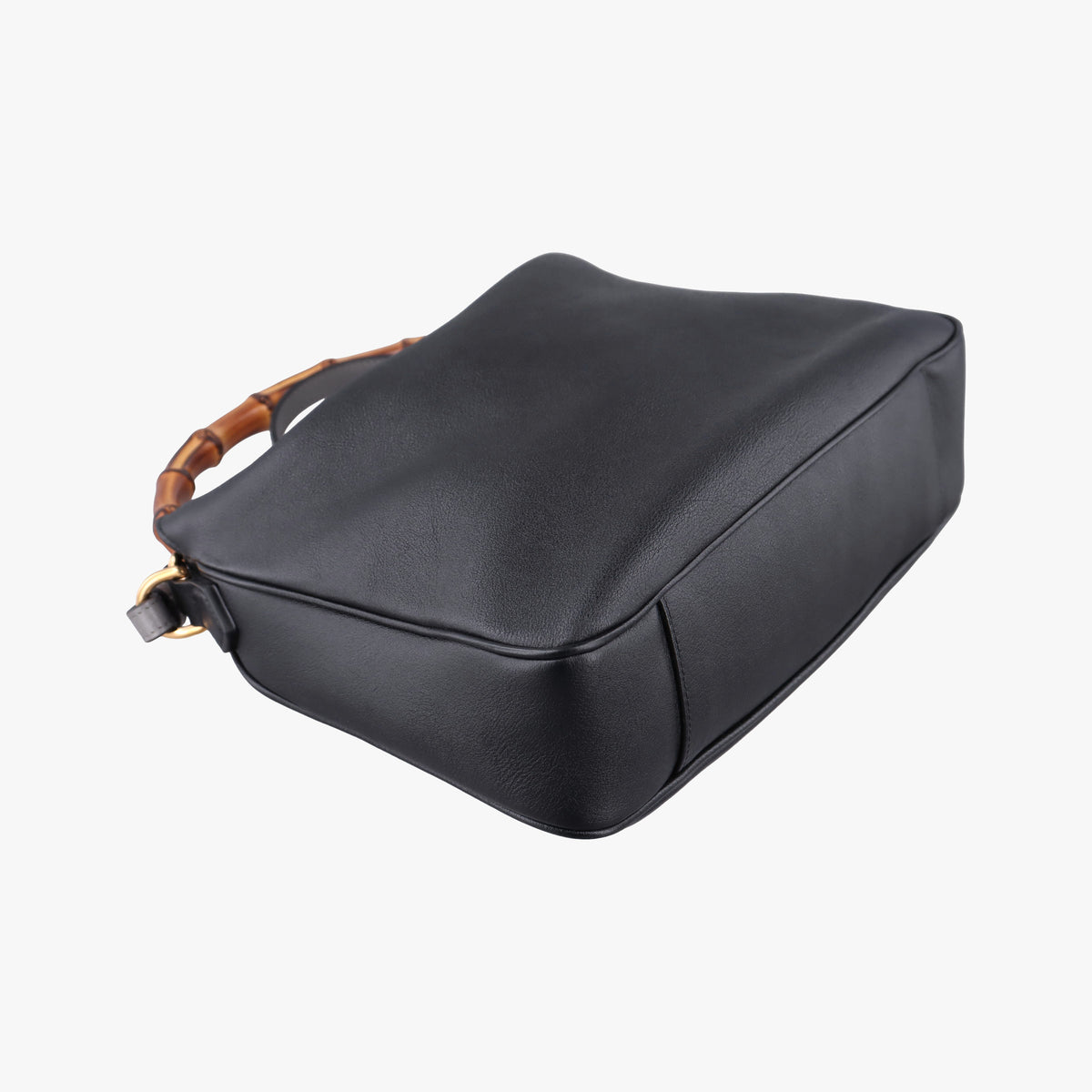 Pre-owned Gucci Bamboo Black Leather 746124 shoulderbag | stylenewstar