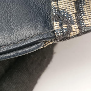 Vintage Christian Dior Saddle Navy Jacquard x Leather  bum bag/waist bag | stylenewstar