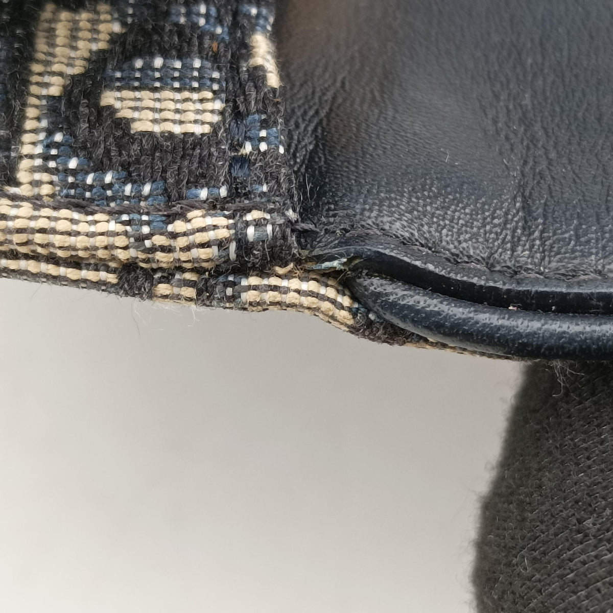 Vintage Christian Dior Saddle Navy Jacquard x Leather  bum bag/waist bag | stylenewstar