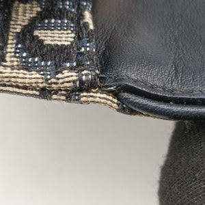 Vintage Christian Dior Saddle Navy Jacquard x Leather  bum bag/waist bag | stylenewstar
