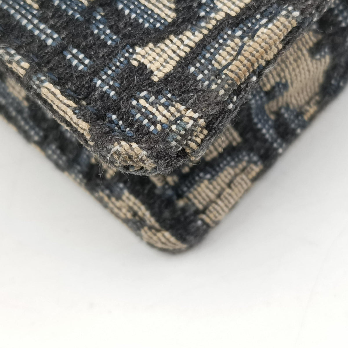 Vintage Christian Dior Saddle Navy Jacquard x Leather  bum bag/waist bag | stylenewstar
