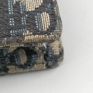 Vintage Christian Dior Saddle Navy Jacquard x Leather  bum bag/waist bag | stylenewstar
