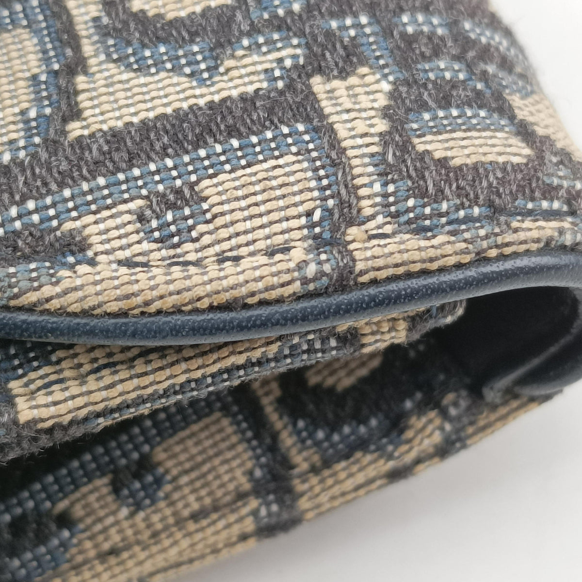 Vintage Christian Dior Saddle Navy Jacquard x Leather  bum bag/waist bag | stylenewstar