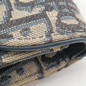 Vintage Christian Dior Saddle Navy Jacquard x Leather  bum bag/waist bag | stylenewstar