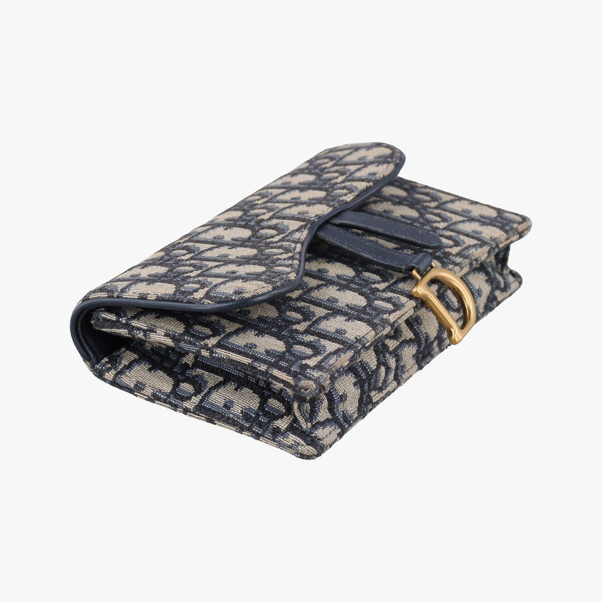 Vintage Christian Dior Saddle Navy Jacquard x Leather  bum bag/waist bag | stylenewstar
