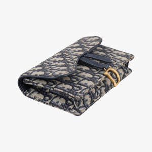 Vintage Christian Dior Saddle Navy Jacquard x Leather  bum bag/waist bag | stylenewstar