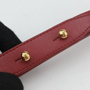 Pre-owned Chanel BOY CHANEL Red Leather A66713 shoulderbag | stylenewstar