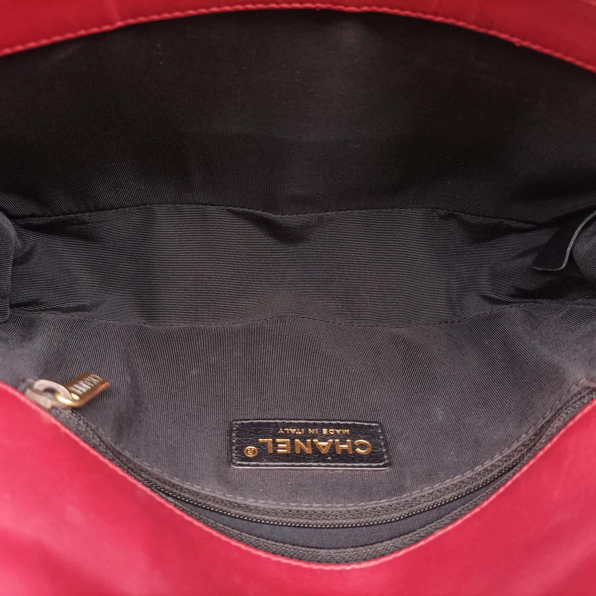 Pre-owned Chanel BOY CHANEL Red Leather A66713 shoulderbag | stylenewstar