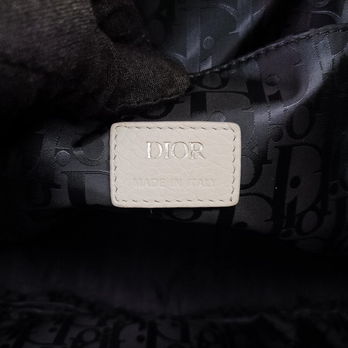 Pre-owned Christian Dior Saddle Grey Leather  shoulderbag | stylenewstar