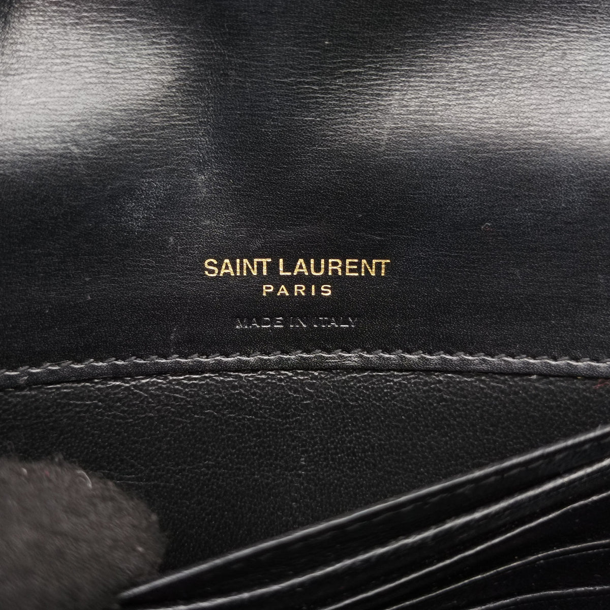 Pre-owned Yves Saint Laurent KATE Black velour 534396 bum bag/waist bag | stylenewstar