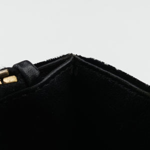 Pre-owned Yves Saint Laurent KATE Black velour 534396 bum bag/waist bag | stylenewstar