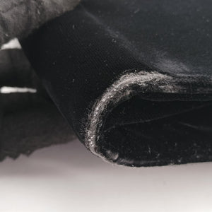 Pre-owned Yves Saint Laurent KATE Black velour 534396 bum bag/waist bag | stylenewstar