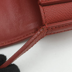 Secondhand Celine TROTTEUR Compact Red Leather  crossbodybag | stylenewstar