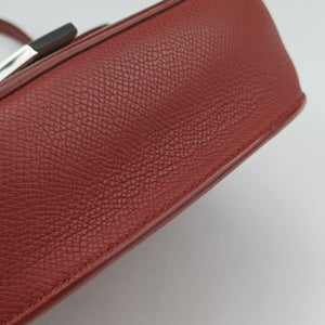 Secondhand Celine TROTTEUR Compact Red Leather  crossbodybag | stylenewstar