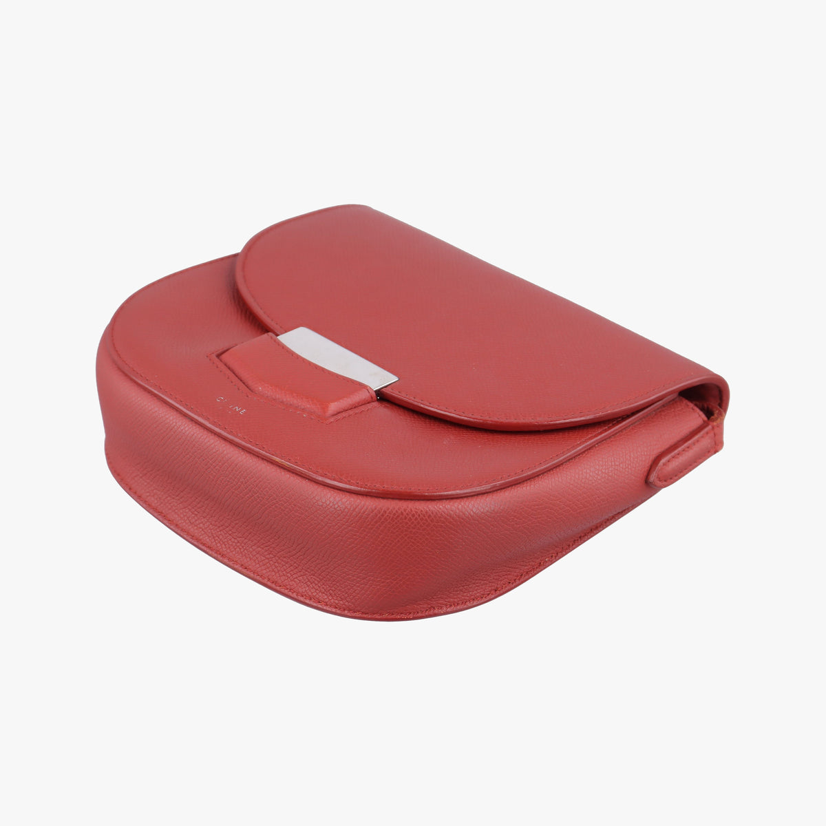 Secondhand Celine TROTTEUR Compact Red Leather  crossbodybag | stylenewstar