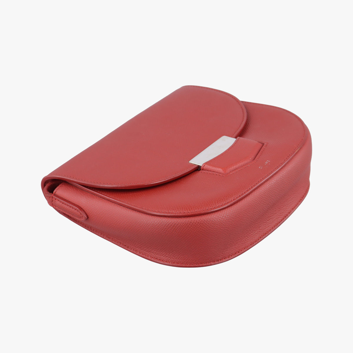 Secondhand Celine TROTTEUR Compact Red Leather  crossbodybag | stylenewstar