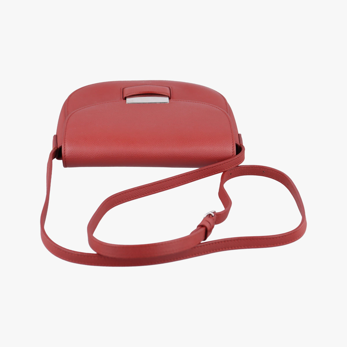 Secondhand Celine TROTTEUR Compact Red Leather  crossbodybag | stylenewstar