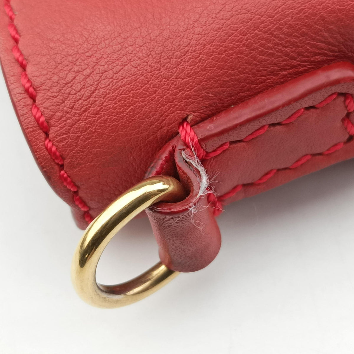 Pre-owned Celine luggage nano shopper Orange Leather  shoulderbag | stylenewstar