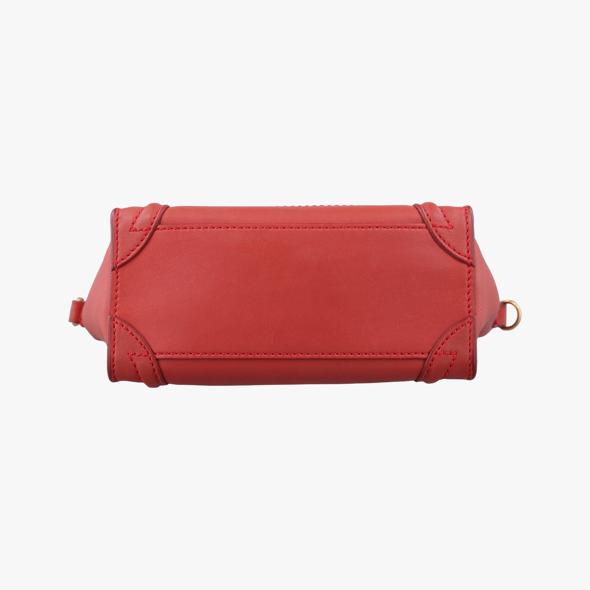 Pre-owned Celine luggage nano shopper Orange Leather  shoulderbag | stylenewstar