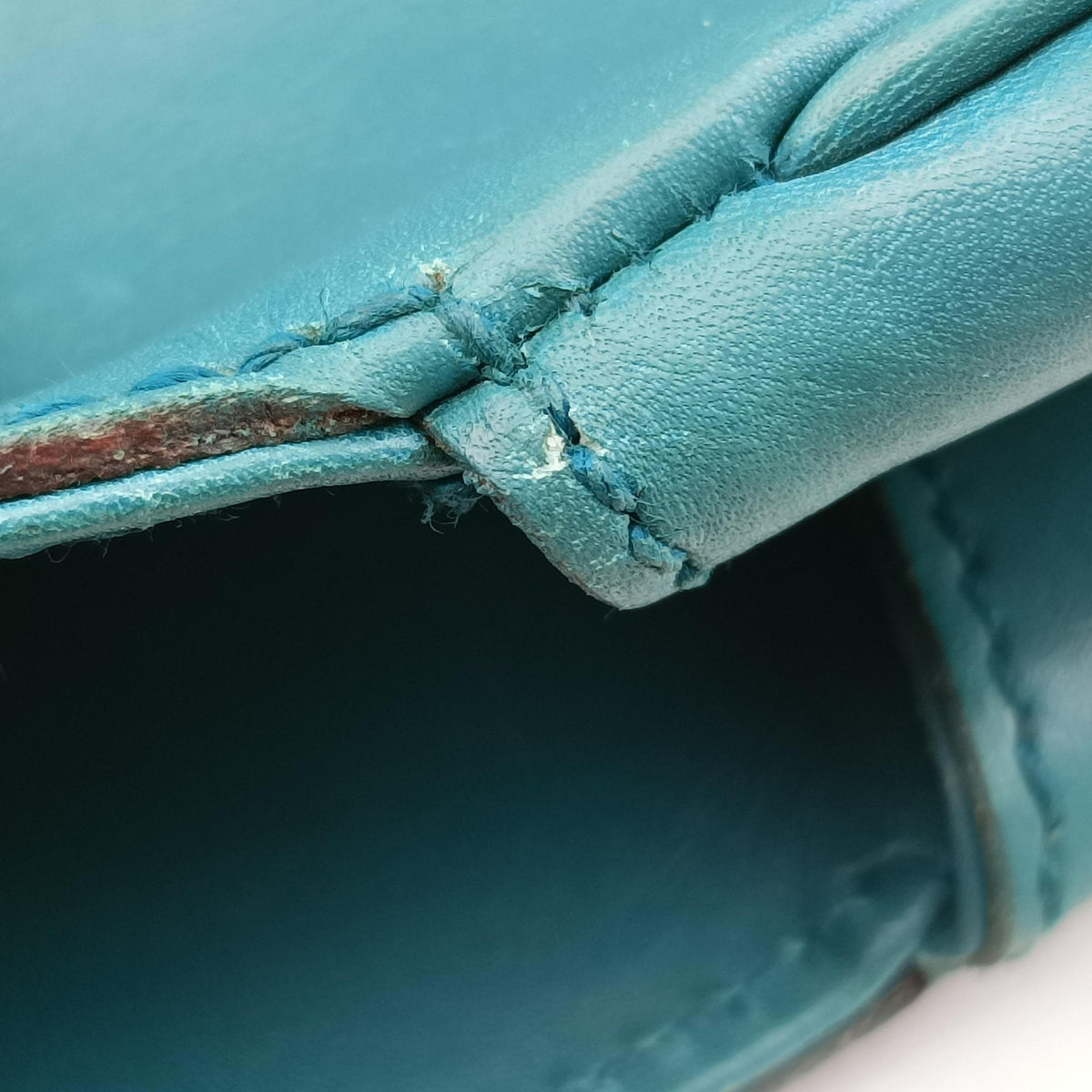 Pre-owned Gucci New Jackie Blue×Green Leather×canvas 124407 shoulderbag | stylenewstar