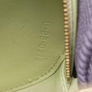 Pre-owned Celine Oval Purse Cuir Triomphe Green Leather  shoulderbag | stylenewstar