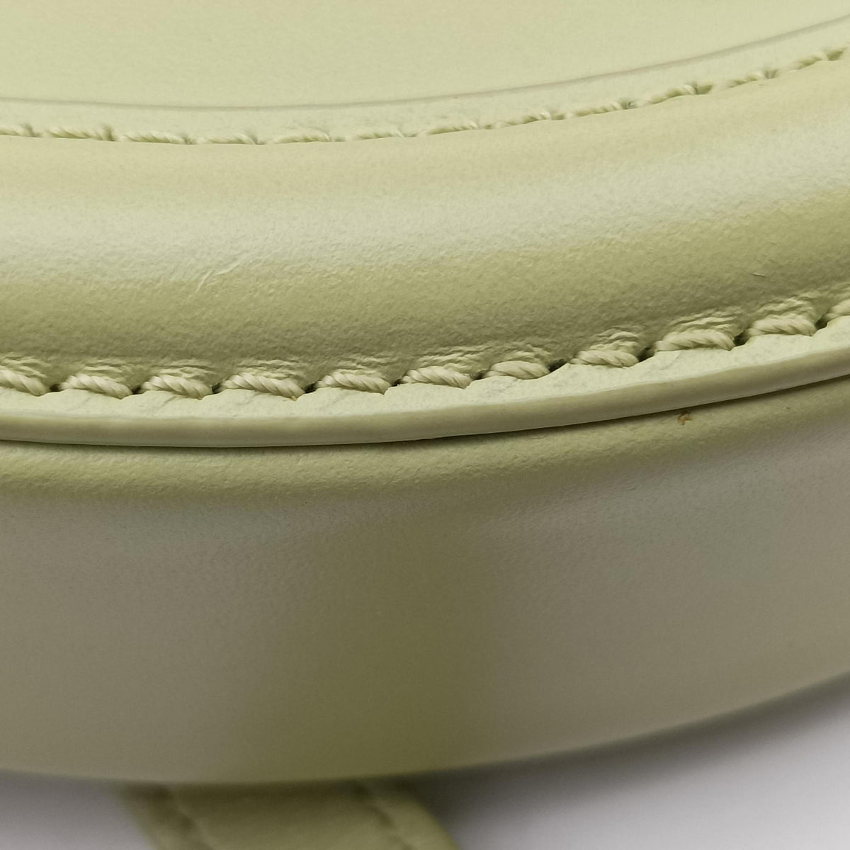 Pre-owned Celine Oval Purse Cuir Triomphe Green Leather  shoulderbag | stylenewstar