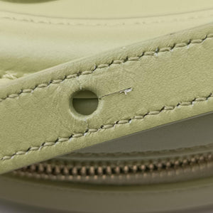 Pre-owned Celine Oval Purse Cuir Triomphe Green Leather  shoulderbag | stylenewstar