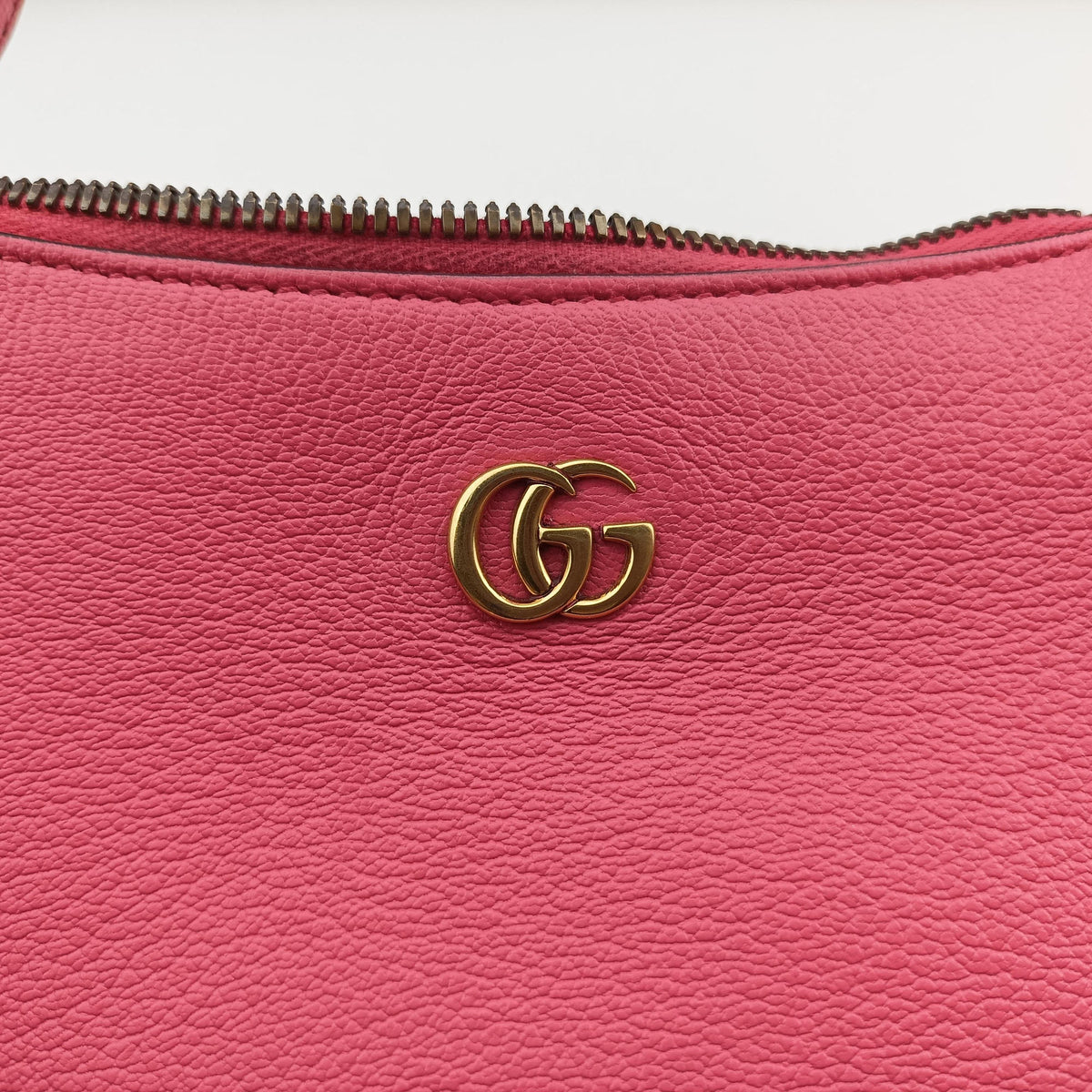 Pre-owned Gucci Aphrodite Pink Leather 739076 handbag | stylenewstar