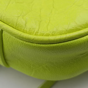 Pre-owned Balenciaga Le Cagole Mini Yellow lambskin 695814 shoulderbag | stylenewstar