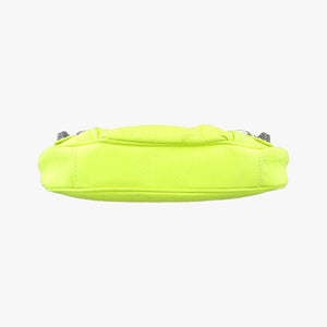 Pre-owned Balenciaga Le Cagole Mini Yellow lambskin 695814 shoulderbag | stylenewstar