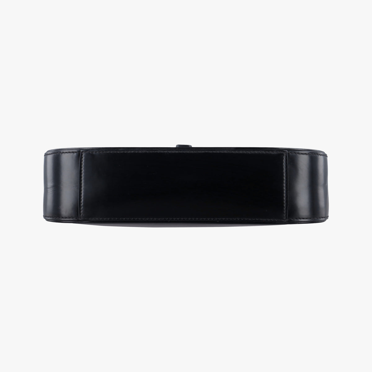 Pre-owned Yves Saint Laurent LE 5 a 7 Mini Hobo Black Patent 57223 shoulderbag | stylenewstar
