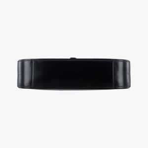 Pre-owned Yves Saint Laurent LE 5 a 7 Mini Hobo Black Patent 57223 shoulderbag | stylenewstar