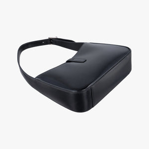 Pre-owned Yves Saint Laurent LE 5 a 7 Mini Hobo Black Patent 57223 shoulderbag | stylenewstar