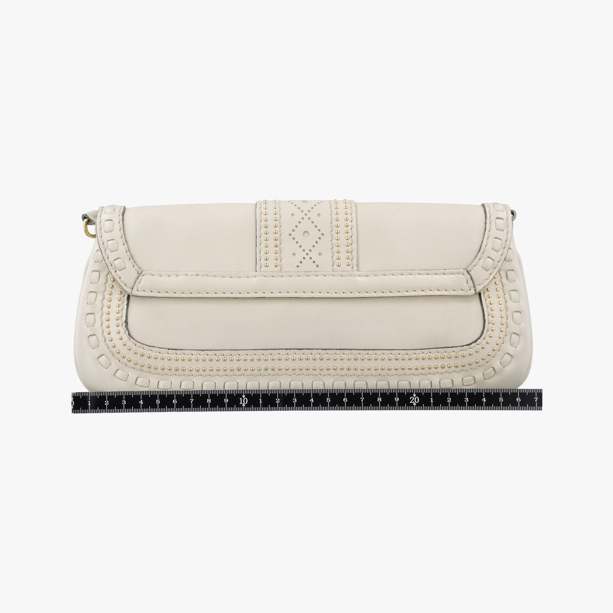 Pre-owned Gucci Snaffle Bit White Leather 263984 shoulderbag | stylenewstar