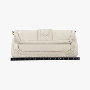 Pre-owned Gucci Snaffle Bit White Leather 263984 shoulderbag | stylenewstar