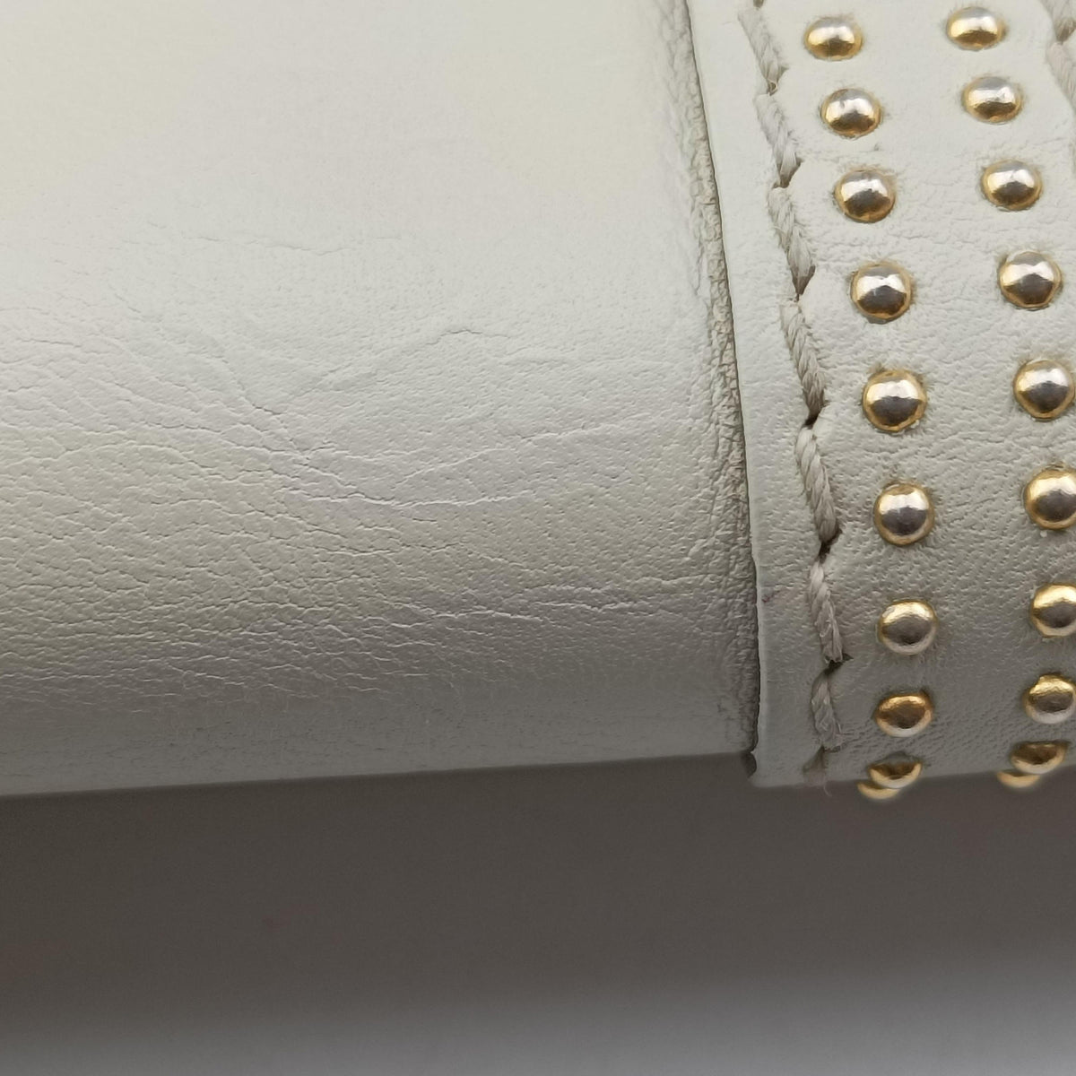 Pre-owned Gucci Snaffle Bit White Leather 263984 shoulderbag | stylenewstar