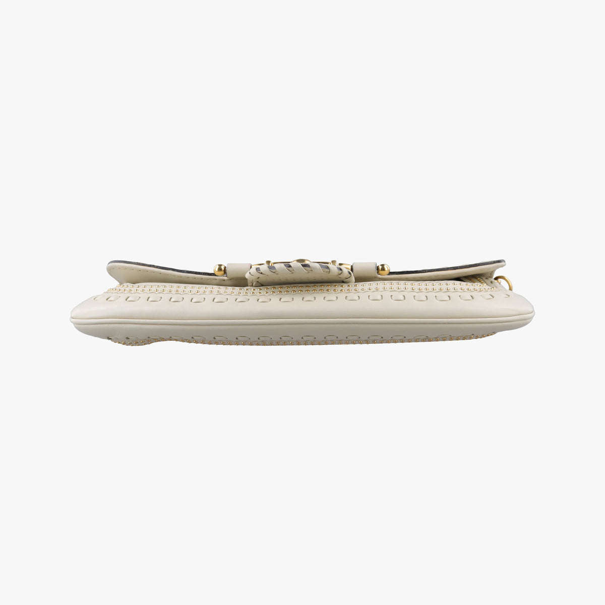 Pre-owned Gucci Snaffle Bit White Leather 263984 shoulderbag | stylenewstar