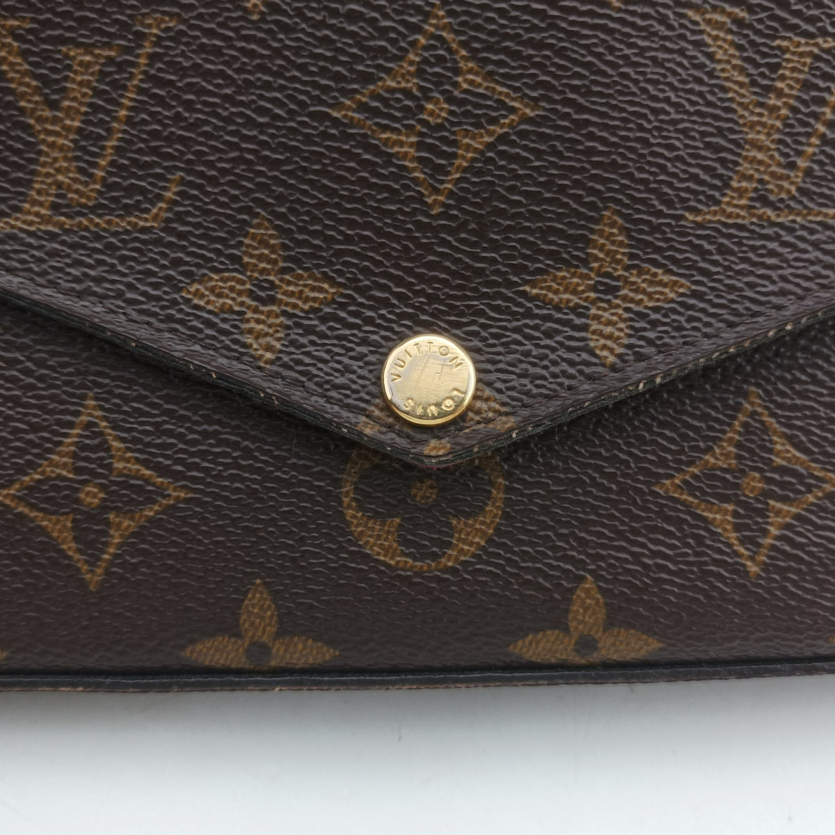 Vintage Louis Vuitton Pochette Felicie Brown Monogram Canvas M61276 shoulderbag | stylenewstar