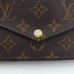 Vintage Louis Vuitton Pochette Felicie Brown Monogram Canvas M61276 shoulderbag | stylenewstar
